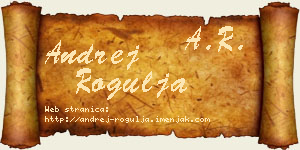 Andrej Rogulja vizit kartica